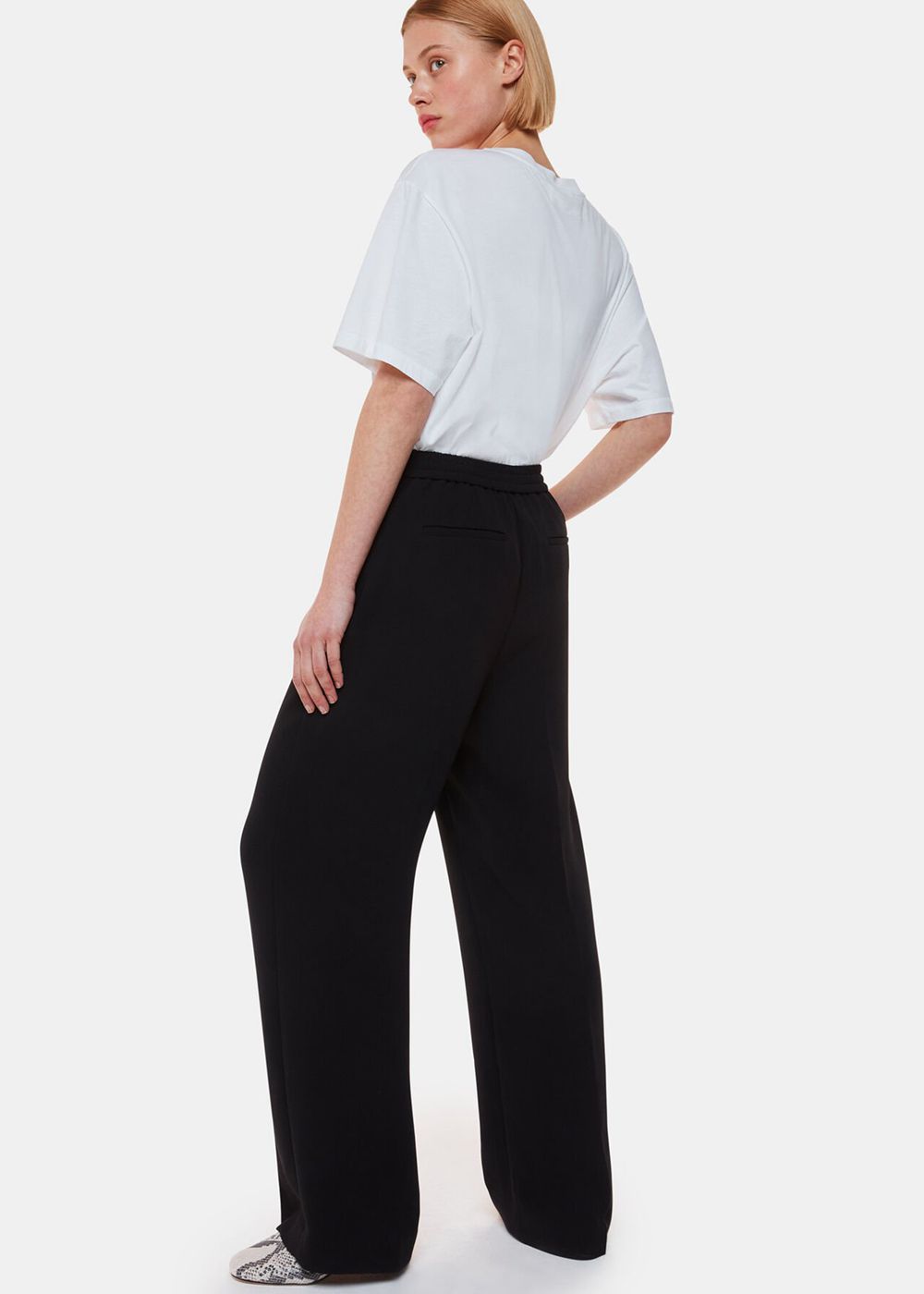 Whistles Ultimate Full Length Pants Black | US-45807ZYDF