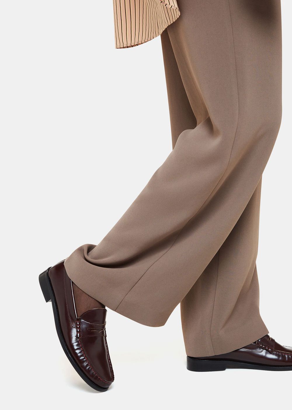 Whistles Ultimate Full Length Pants Grey Brown | US-63259CGES