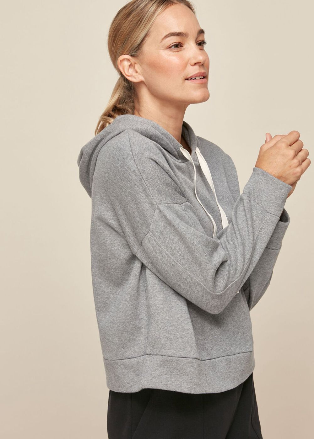 Whistles Ultimate Hoodie Grey | US-79245NKLT