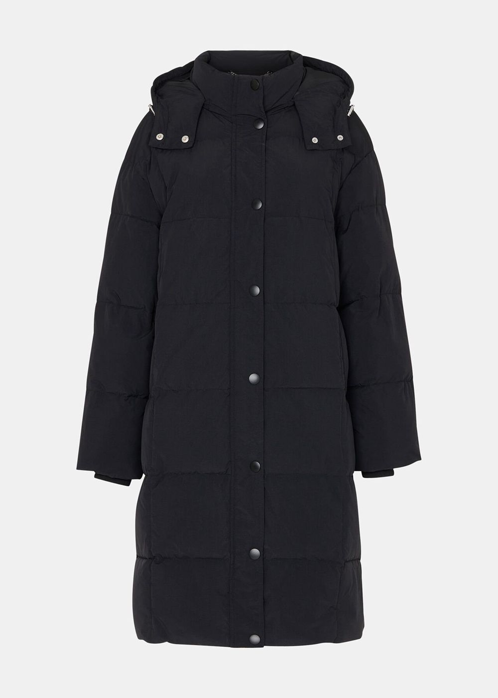 Whistles Una Puffa Coat Black | US-82147TYFX