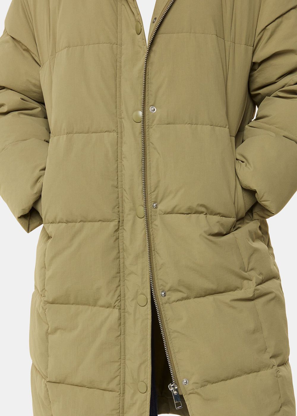 Whistles Una Puffa Coat Khaki | US-94653QYUV