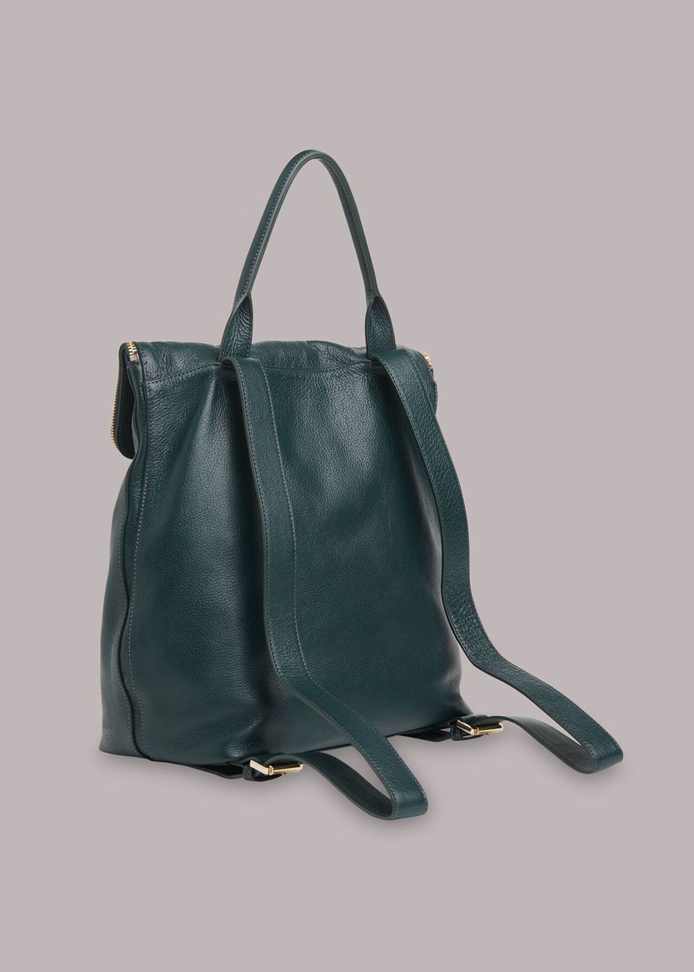 Whistles Verity Backpack Dark Green | US-01432UIRH