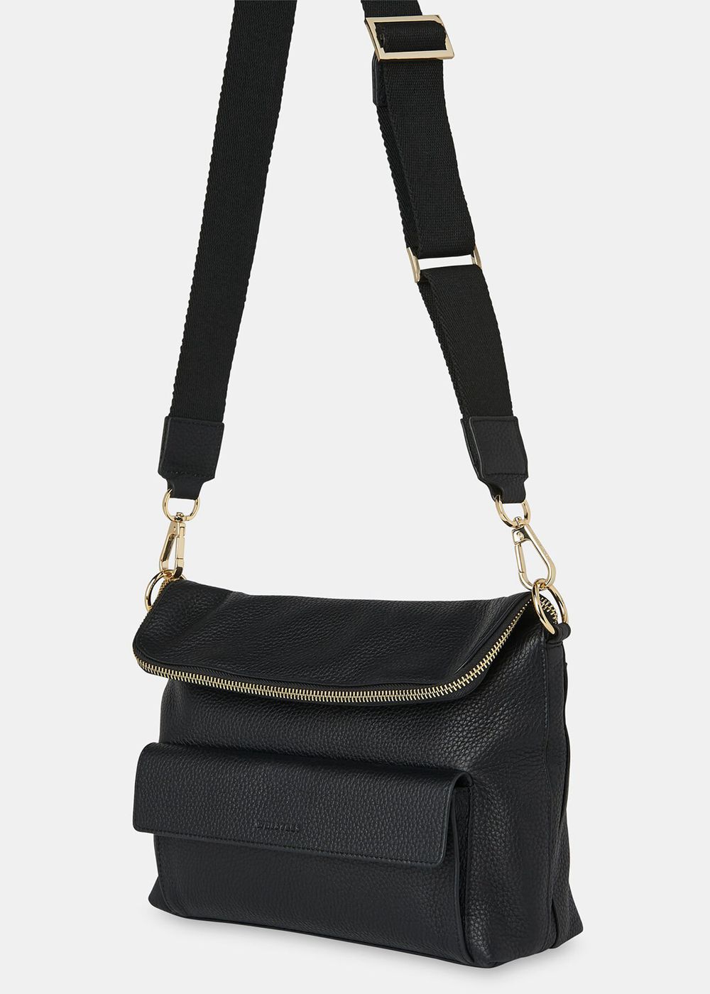 Whistles Vida Crossbody Bag Black | US-83405IVPS