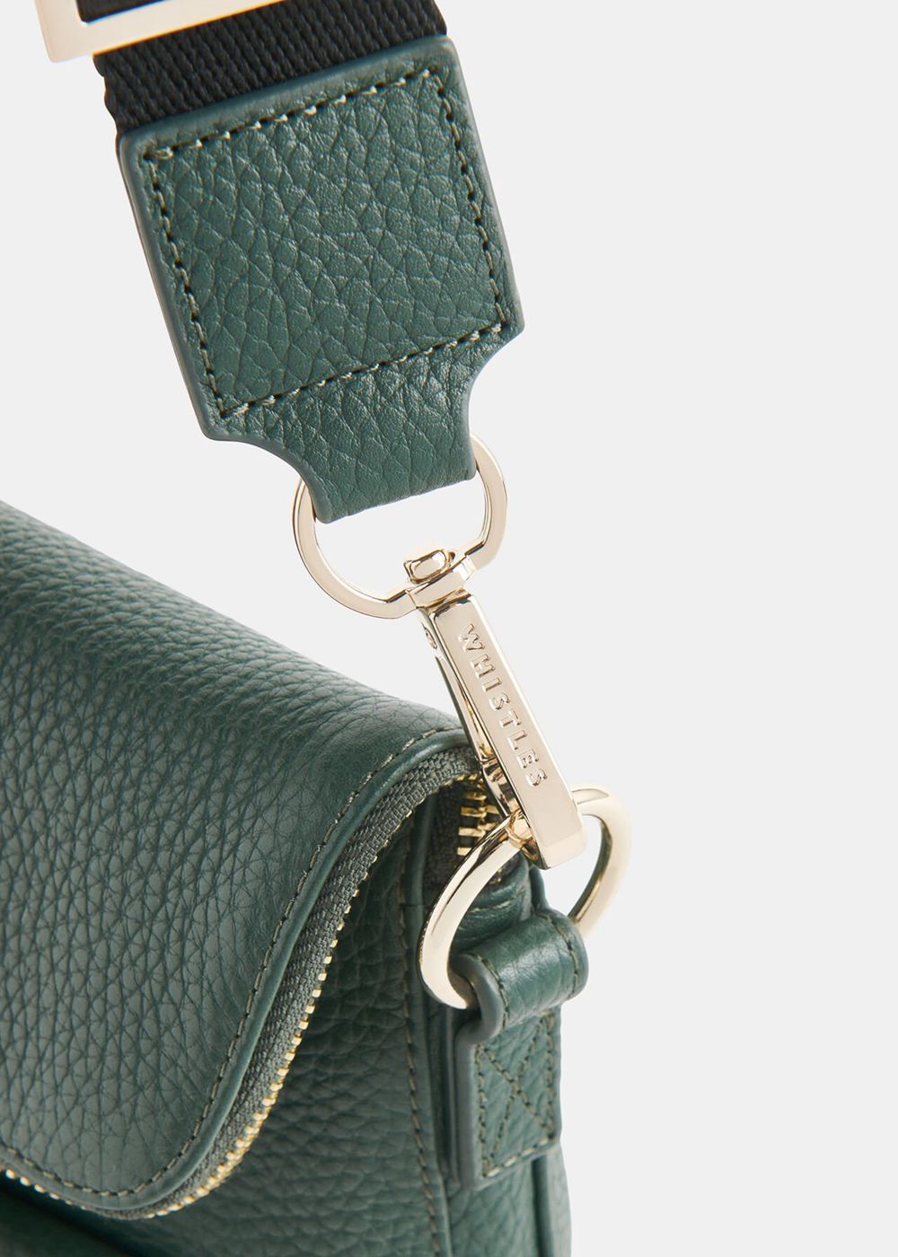 Whistles Vida Crossbody Bag Dark Green | US-40879QMGZ