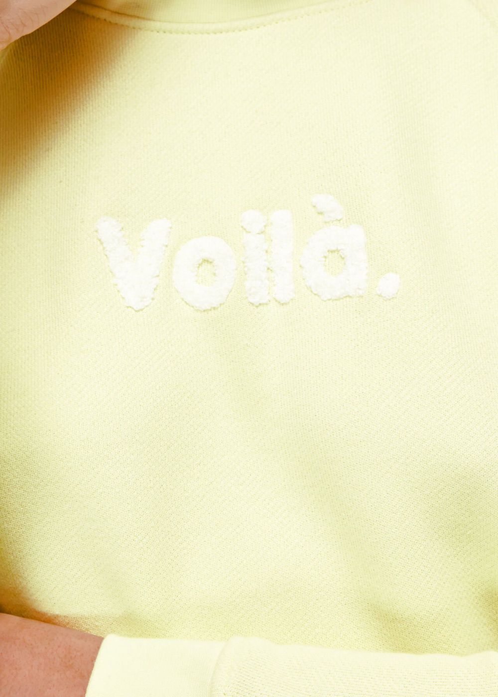 Whistles Voila Logo Sweatshirt Light Green | US-87945MFWP