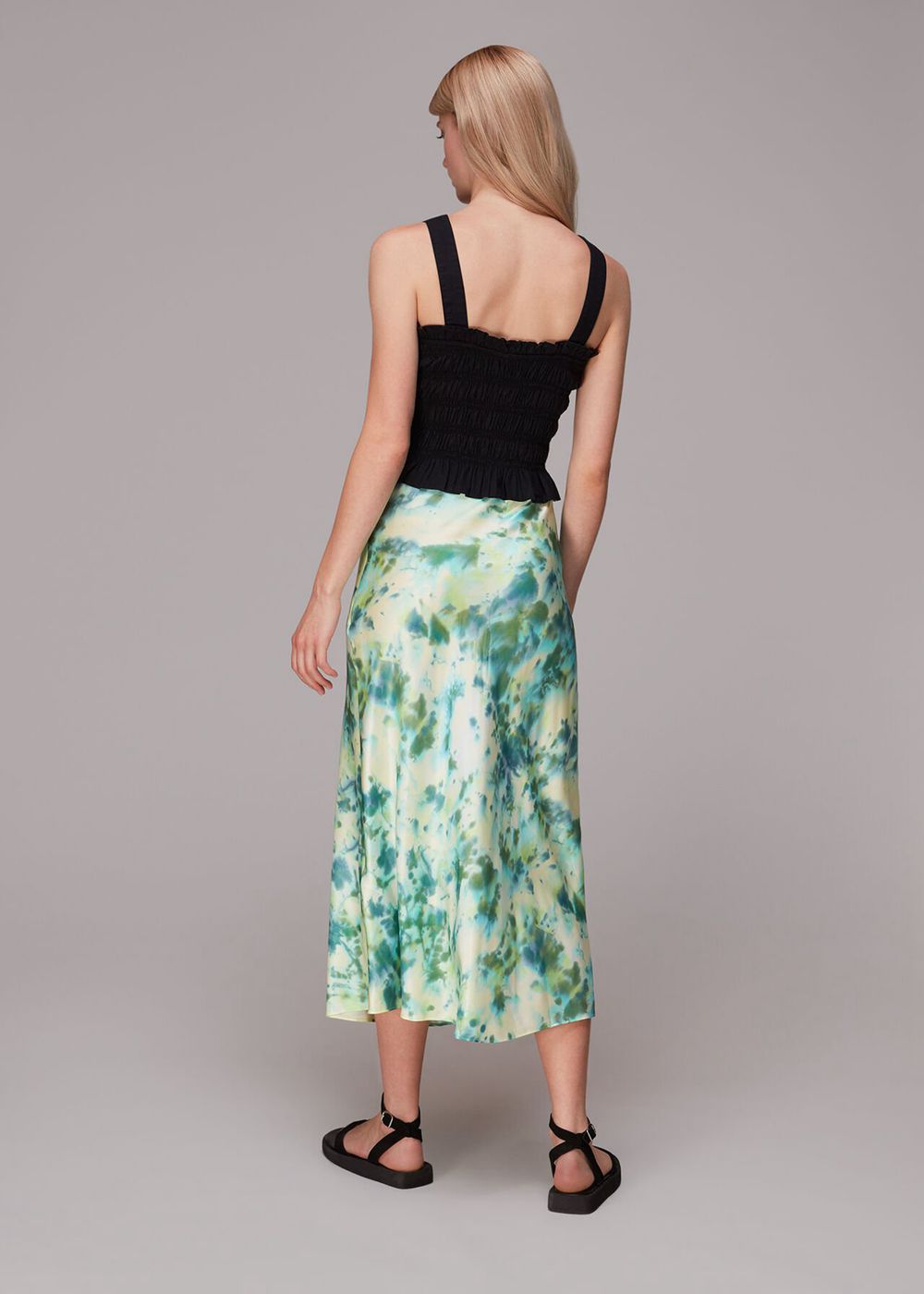 Whistles Waterflower Bias Cut Skirts Multicolor | US-27948IQSX