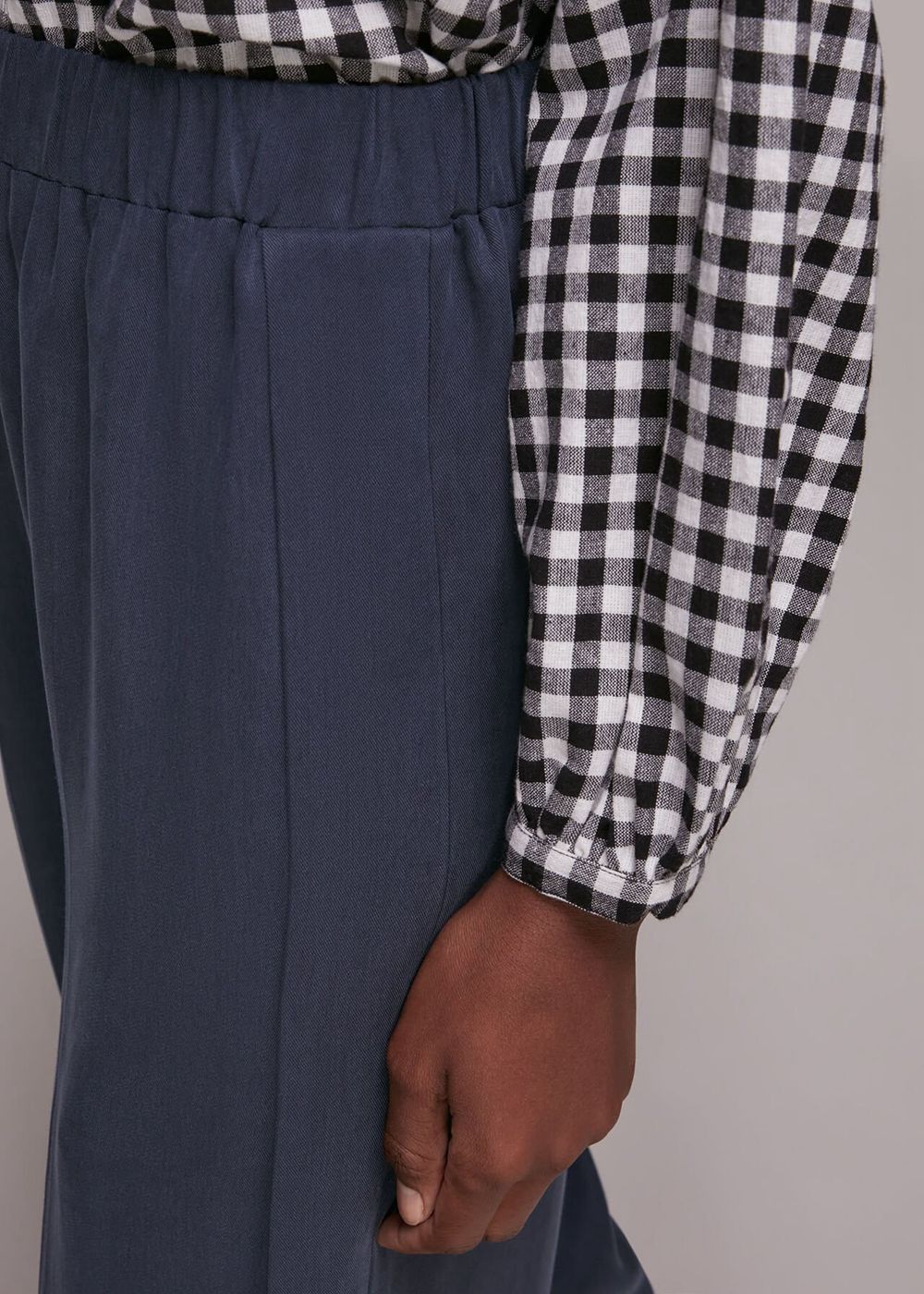 Whistles Wide Leg Pants Navy | US-92864RPXU