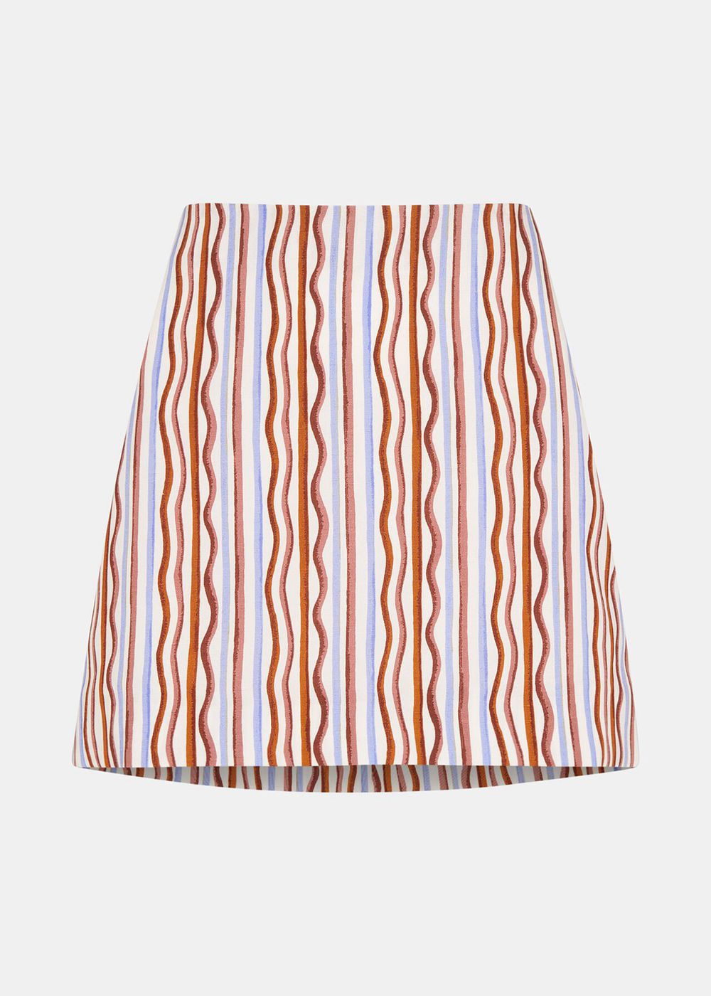 Whistles Wiggle Stripe Mini Skirts Multicolor | US-78345FKPU