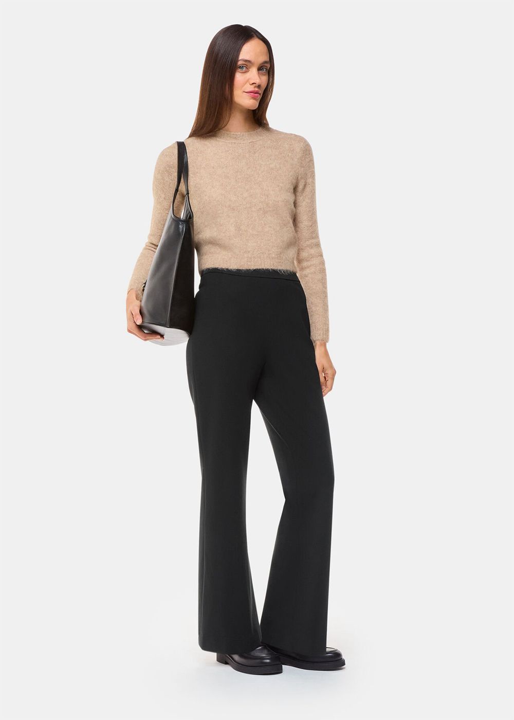 Whistles Willow Full Length Pants Black | US-81460TBVK