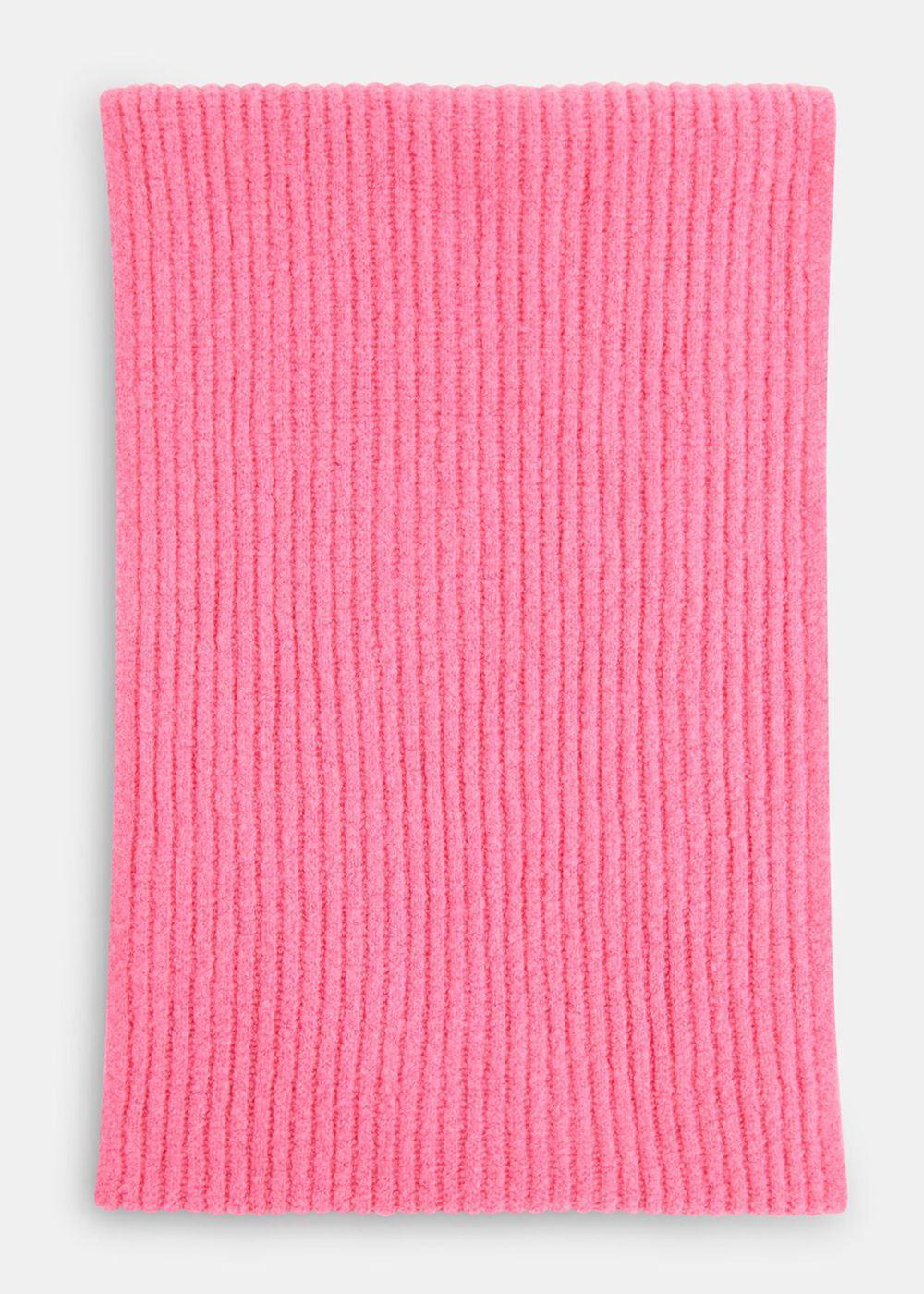 Whistles Wool Mix Rib Scarf Pink | US-27308FDPJ