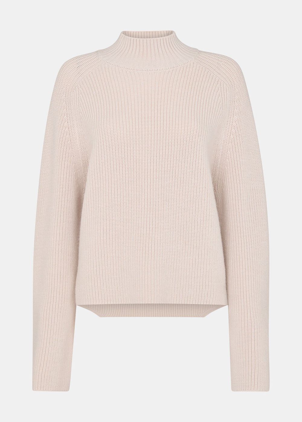 Whistles Wool Mix Side Detail Knitwear White | US-71249SQKA