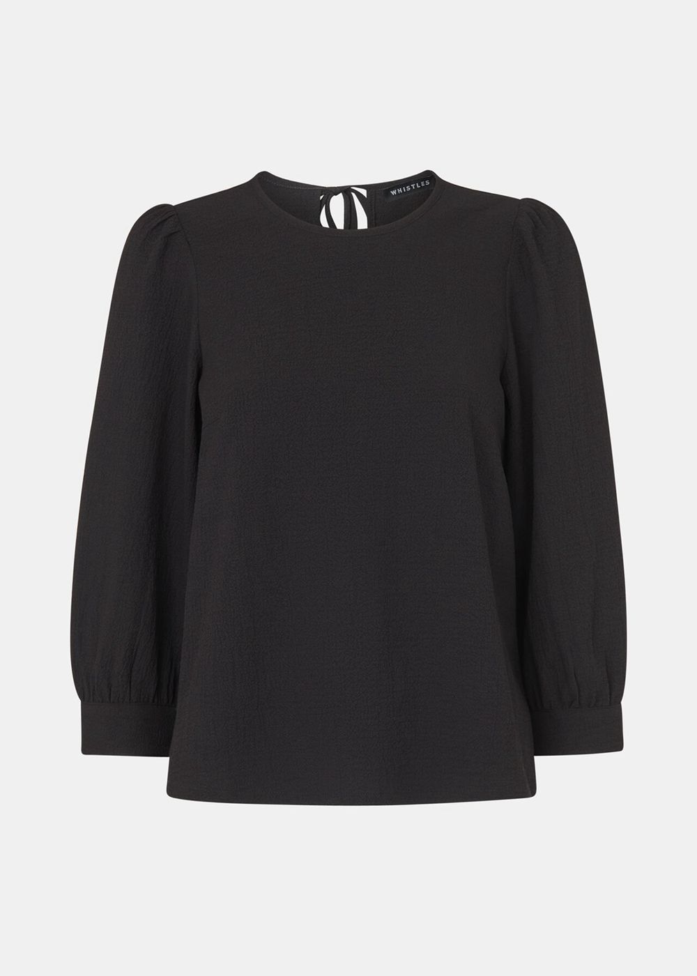 Whistles Zenni Blouse Black | US-41025VXTY