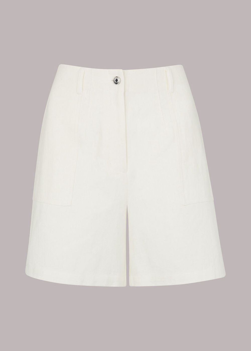 Whistles Zoey Pocket Detail Shorts White | US-57089CFYK